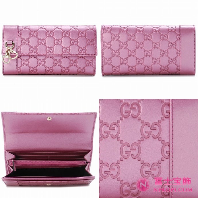 GUCCI/グッチ 2012年春夏新作HEART BIT2つ折り長財布 274430 AHB1G 5517 